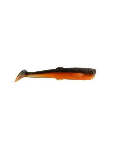 Leurre Souple Scarna Fishing Fat Boy Swim 8 cm Gris/Orange