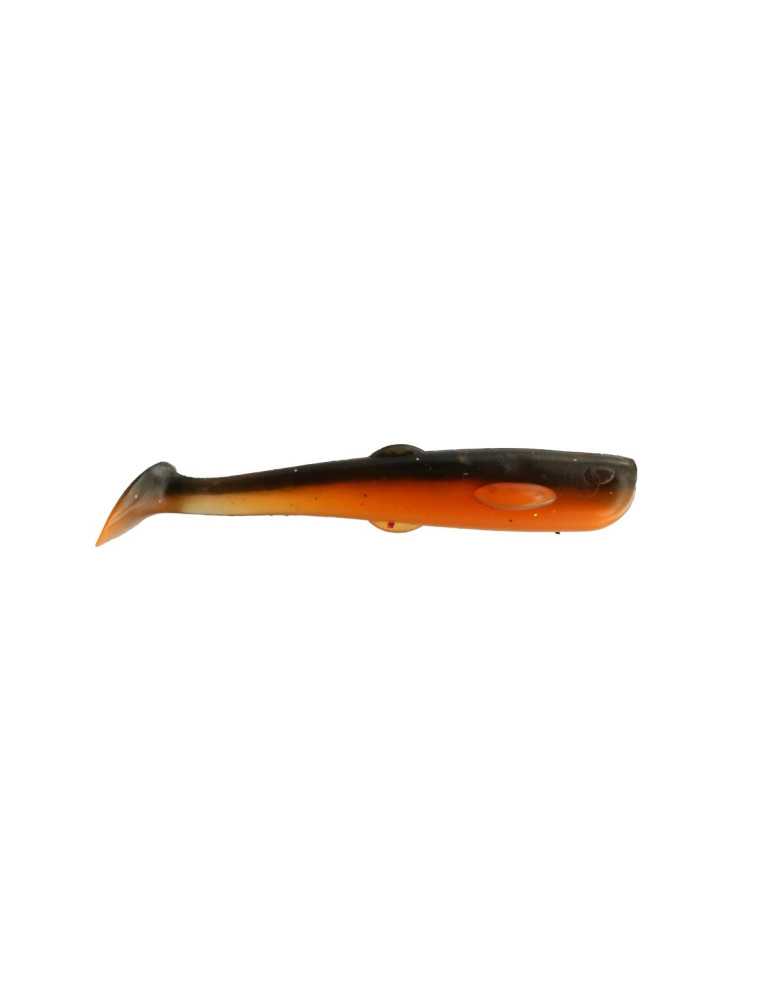 Leurre Souple Scarna Fishing Fat Boy Swim 8 cm Gris/Orange