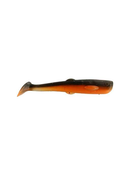 Leurre Souple Scarna Fishing Fat Boy Swim 8 cm Gris/Orange