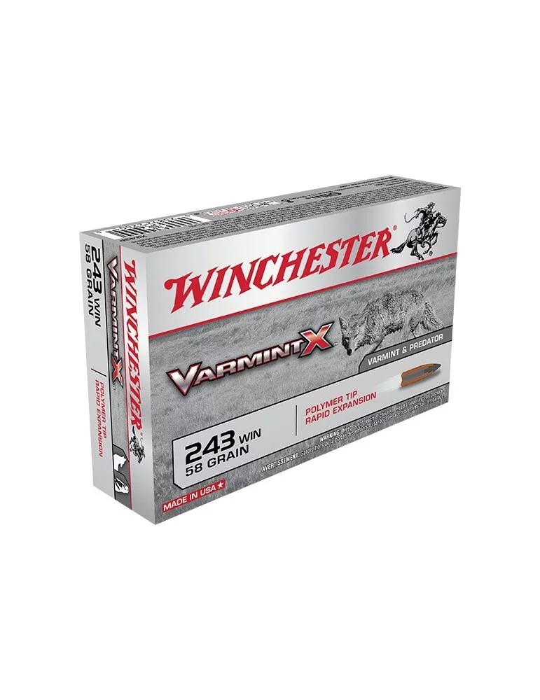 Winchester 243 WIN Varmint-X 58g.