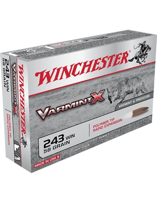 Winchester 243 WIN Varmint-X 58g.