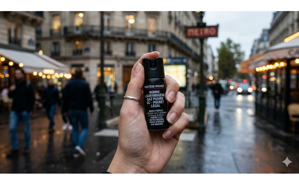 Bombe lacrymogène de poche légal : Guide et réglementation